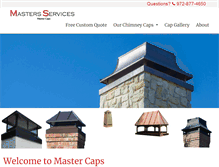 Tablet Screenshot of mastercaps.com